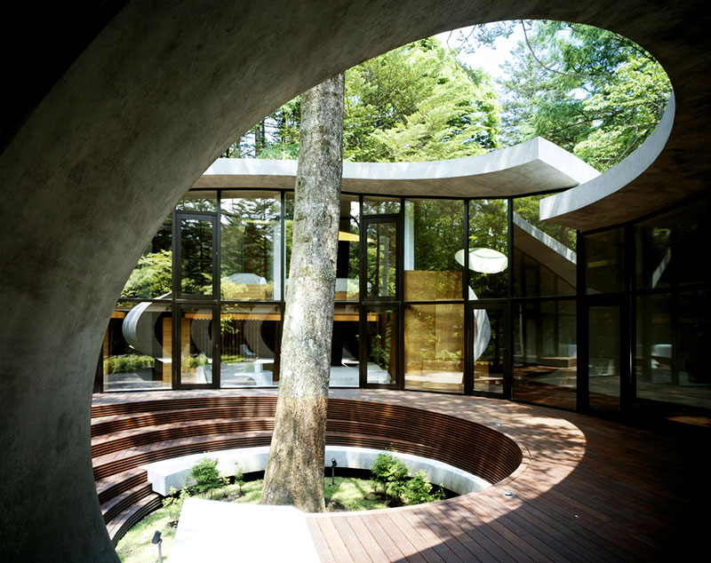 architettura organica shell house di kotaro ide