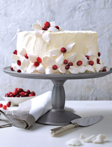dolci per natale torta bianca e rossa