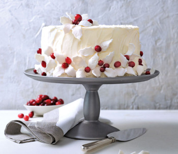 dolci per natale torta bianca e rossa