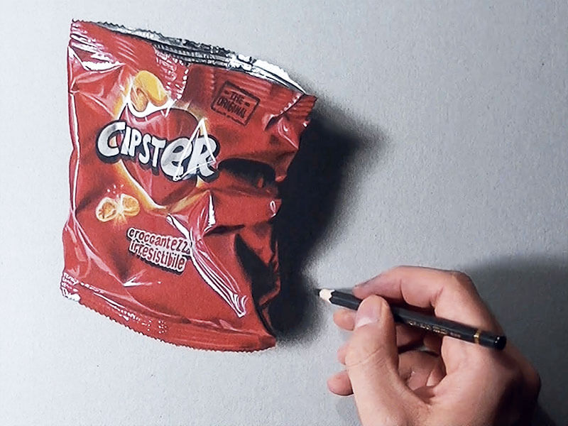 Hyperrealistic Speed Drawing di Marcello Barenghi