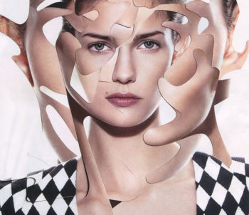 collage cubisti di damien blottiere