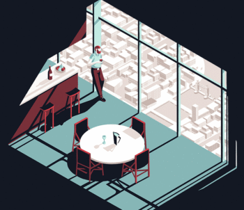illustrazioni minimaliste tom haugomat