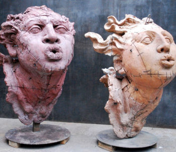 sculture di javier marin a locarno, svizzera