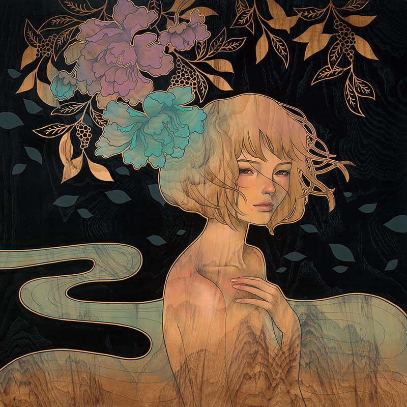 Audrey Kawasaki fra Art Nouveau e Manga