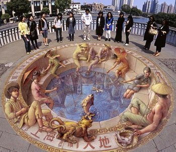 Kurt Wenner street painting anamorfica