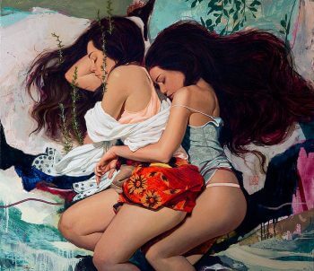 Soey Milk quadri ad olio fra realismo e astrazione