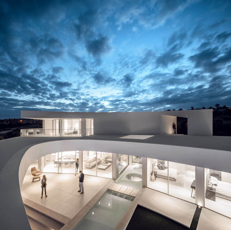 Architettura Contemporanea - Elliptic House Ph. Fernando Guerra