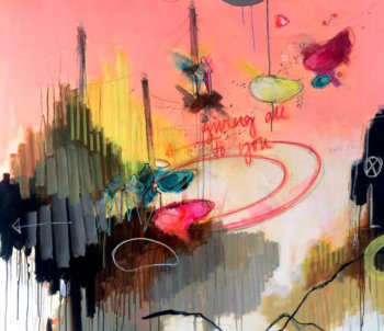 Pittura astratta di Casper Eliasen