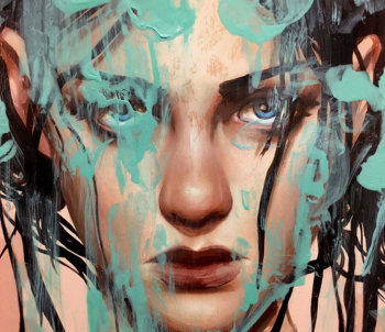 Richard Salcido portraits painting