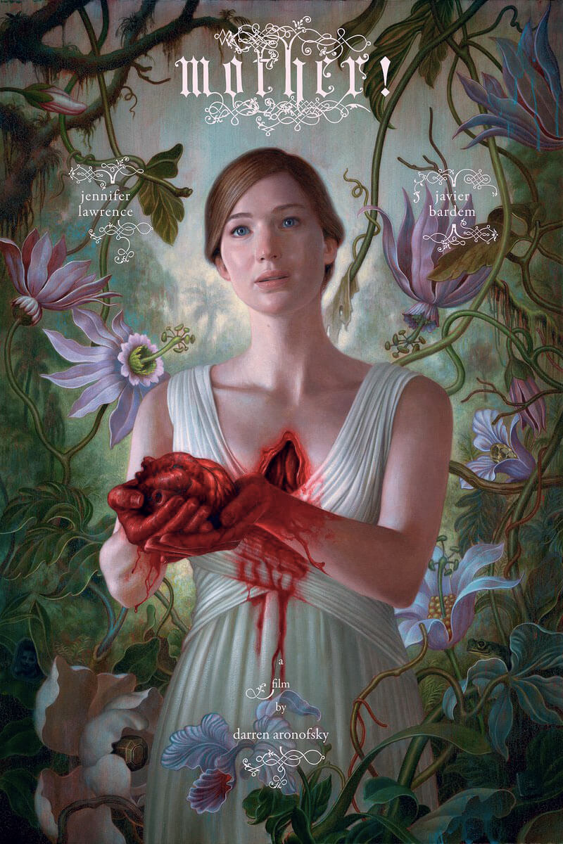 Movie poster illustrato per il file Mother di Darren Aronofsky