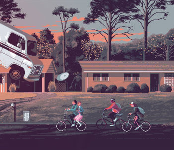 Gustavo Viselner illustrazioni pixel 8bit