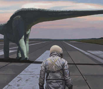 Scott Listfield Artista, astronauti e dinosauri