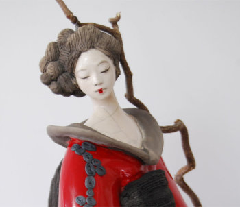 Pauline Wateau artista ceramica Raku