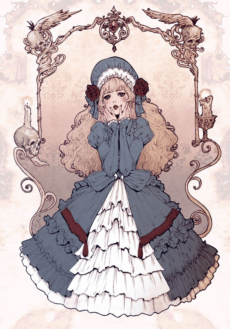 Jasmin Darnell, pin-up vittoriane in stile Manga