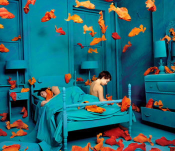 sandy skoglund revenge of the goldfish 1980
