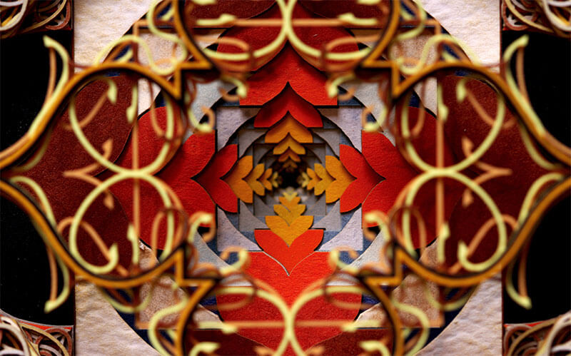 paper art laser eric standley