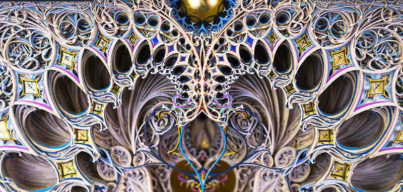 paper art laser eric standley