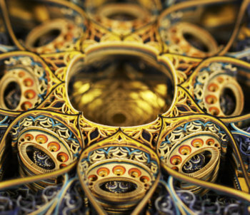 paper art laser cut by eric standley | thingsiliketoday.com