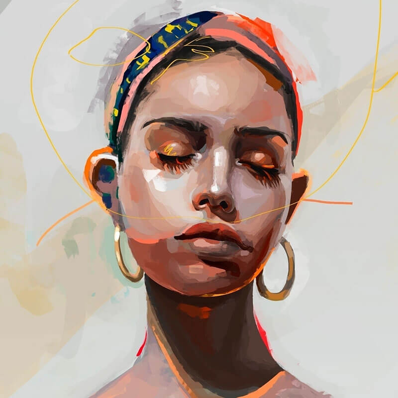 Leo Jimenez digital art portrait