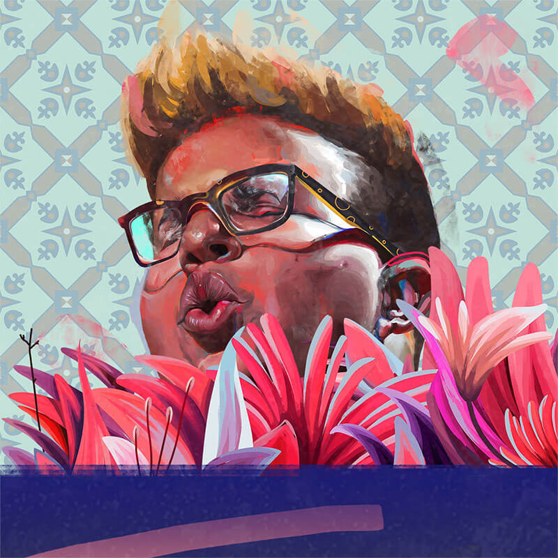 Brittany Howard Portrait By Leo Jimenez