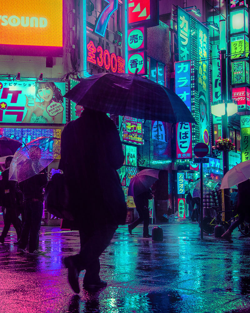Tokyo Nights fotografie notturne di Liam Wong