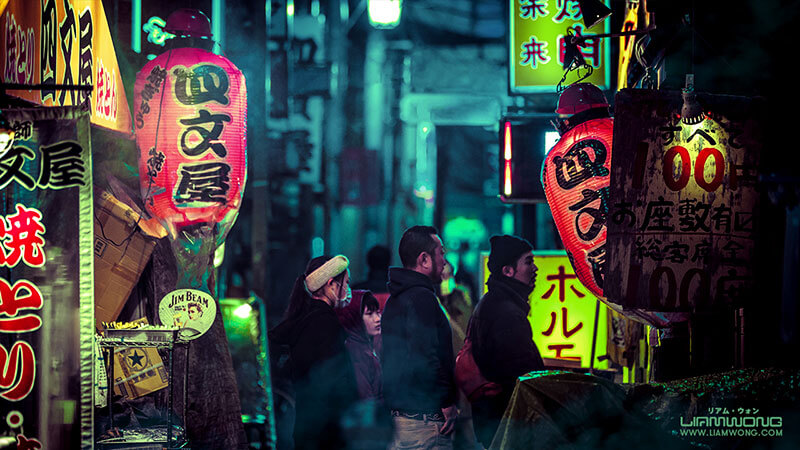 Tokyo Nights fotografie notturne di Liam Wong