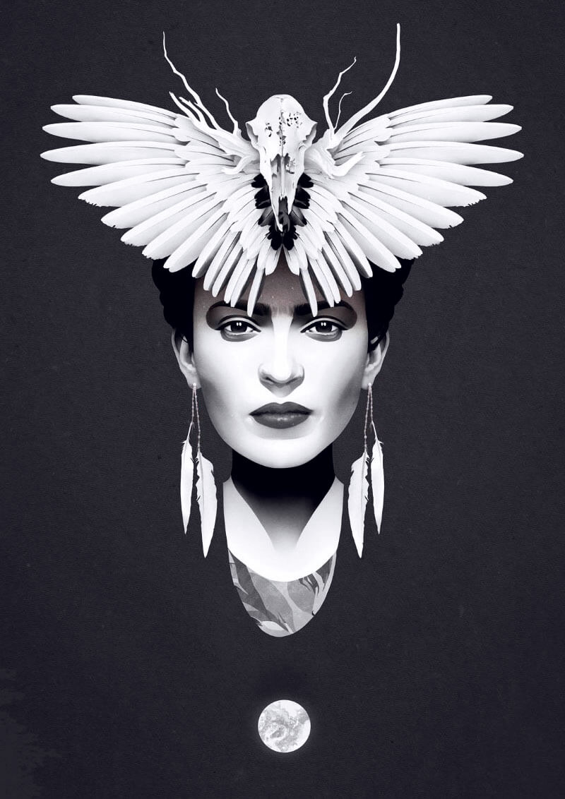 Illustrazioni in bianco e nero di Ruben Ireland