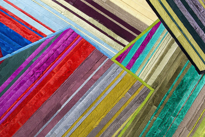 Tappeti in pelle contemporanei