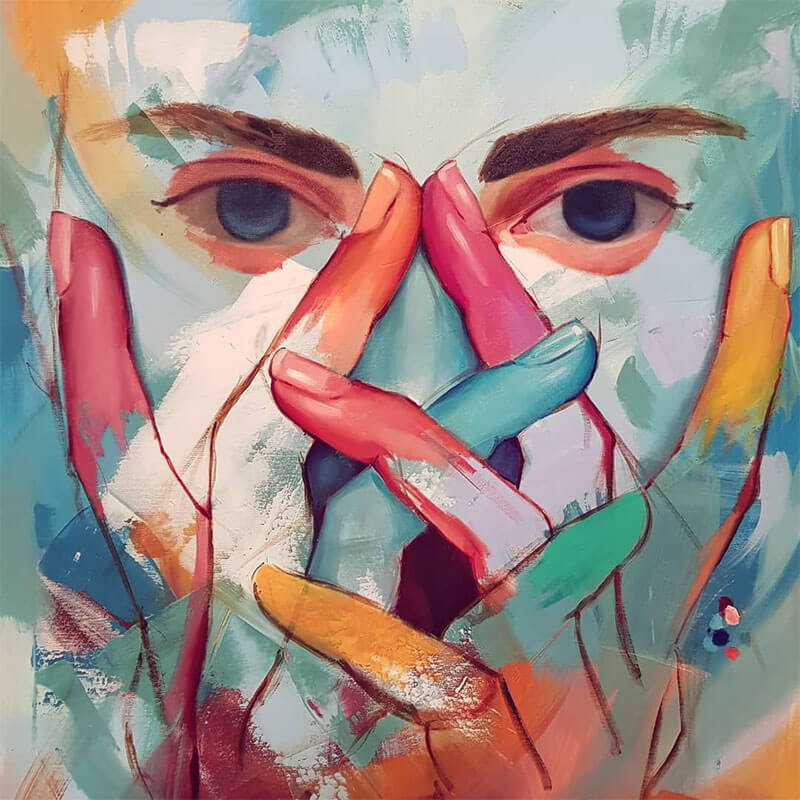 Mihail Korubin artista - Pittura ad olio