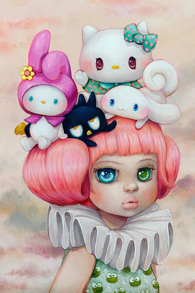 Camilla D'Errico Hello Kitty 45° Anniversario