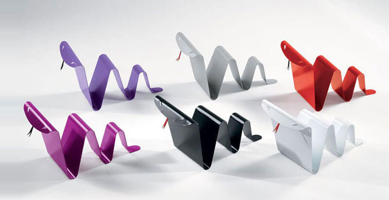 Complementi d'arredo a forma di animali: Portariviste Pezzani Snake
