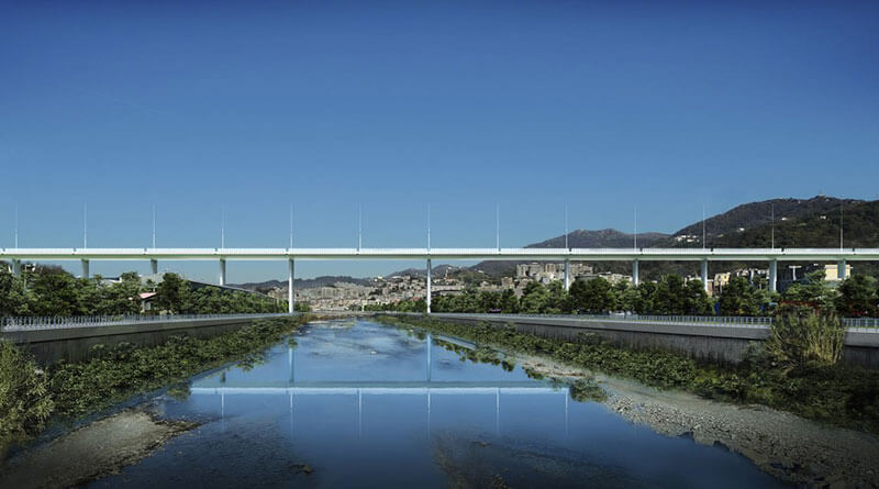 Il nuovo Ponte di Genova di Renzo Piano che sostituirà il Ponte Morandi