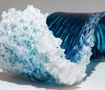 Onde di vetro - Sculture Blaker DeSomma