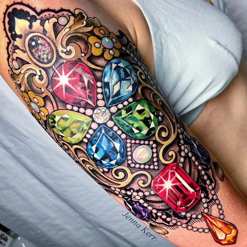 tatuaggi gioiello di Jenna Kerr