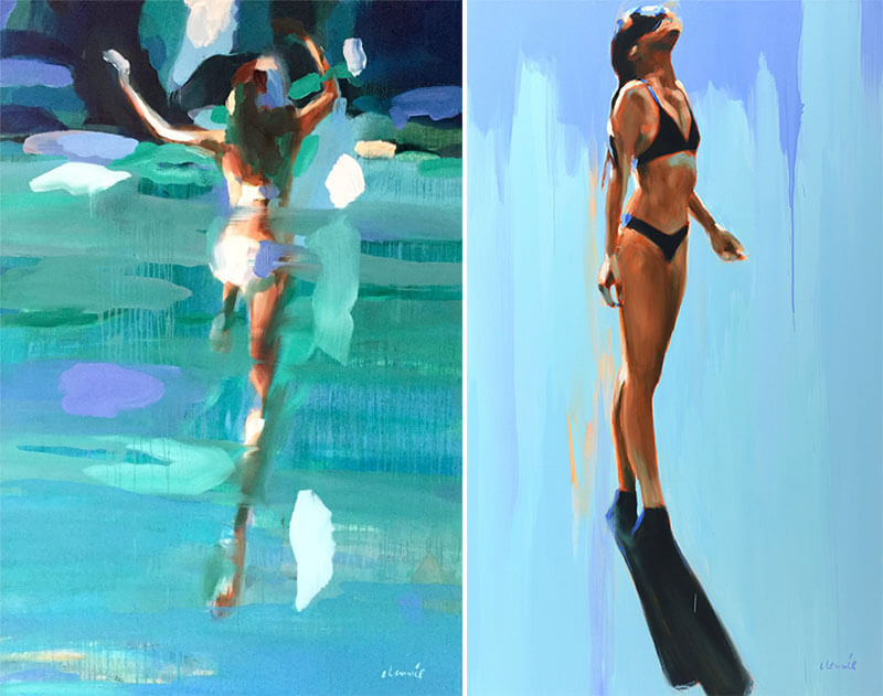 paesaggi liquidi pittura elizabeth lennie