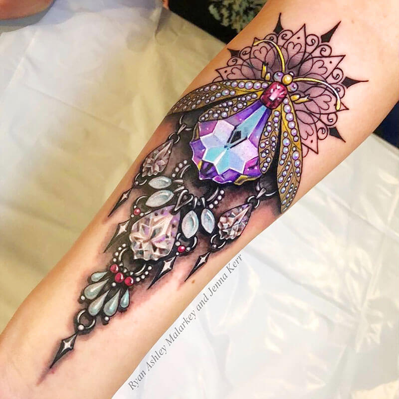tatuaggi gioiello di Jenna Kerr