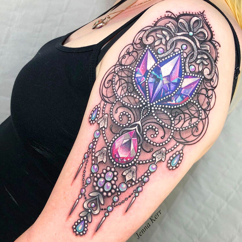 tatuaggi gioiello di Jenna Kerr