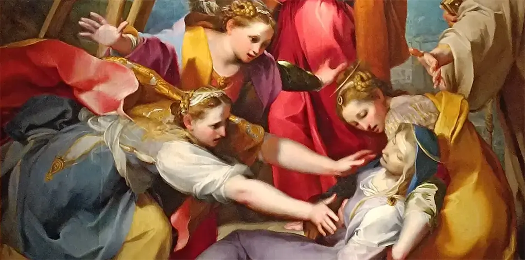 Federico Barocci "Deposizione dalla croce" 1567 - Particolare - Cattedrale di Perugia