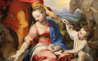Federico Barocci "La Madonna delle Ciliegie" (Riposo durante la fuga in Egitto), 1573