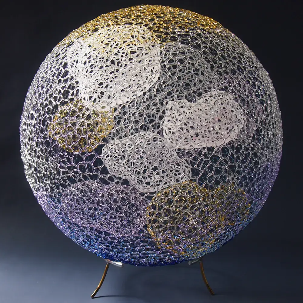 sculture in vetro di Nao Saito