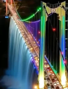 Huajiang Canyon Bridge Cascata